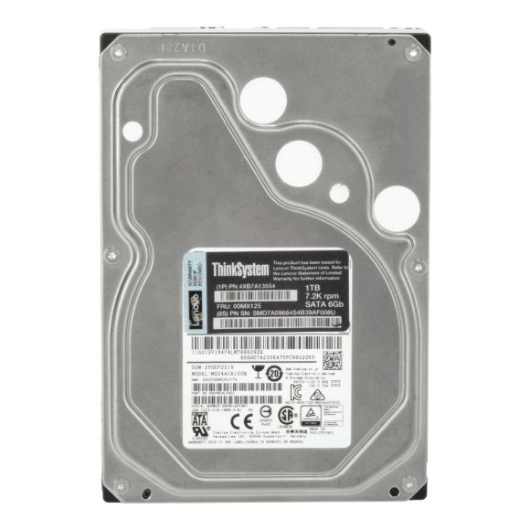 LENOVO 00MX125 1TB 7.2K 128MB SATA III 3.5'' MG04ACA100N