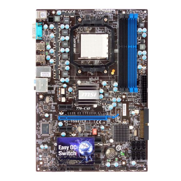 MSI MS-7599 VER:1.1 770-C45 SOCKET AM3 DDR3 PCIe PCI ATX