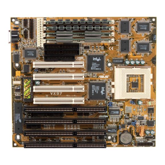 ASUS VX97 REV.1.01 SOCKET 7 SIMM PCI ISA Baby AT + RAM