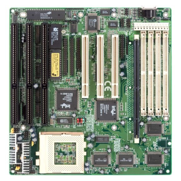 SHUTTLE HOT-555 SOCKET 7 SIMM SDRAM ISA PCI BABY-AT