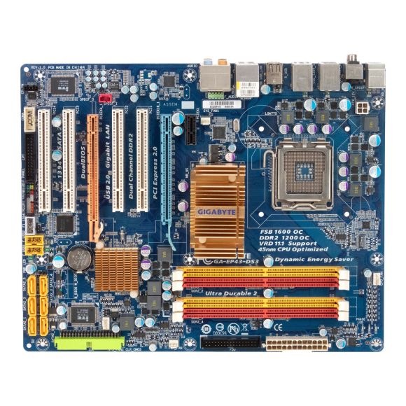 GIGABYTE GA-EP43-DS3 SOCKET LGA775 DDR2 PCIe PCI ATX