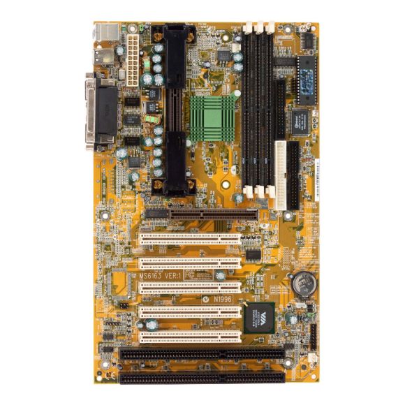 MSI MS-6163VA MS6163 VER: 1 SLOT1 SDRAM AGP PCI ISA ATX