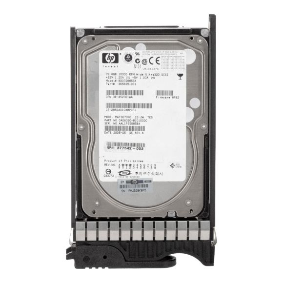 HP 3655695-001 73GB SCSI U320 10K 8MB 3.5'' BD0728856A