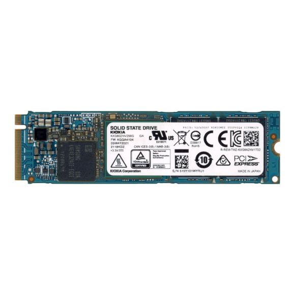 KIOXIA 256GB TLC PCIe M.2 KXG60ZNV256G