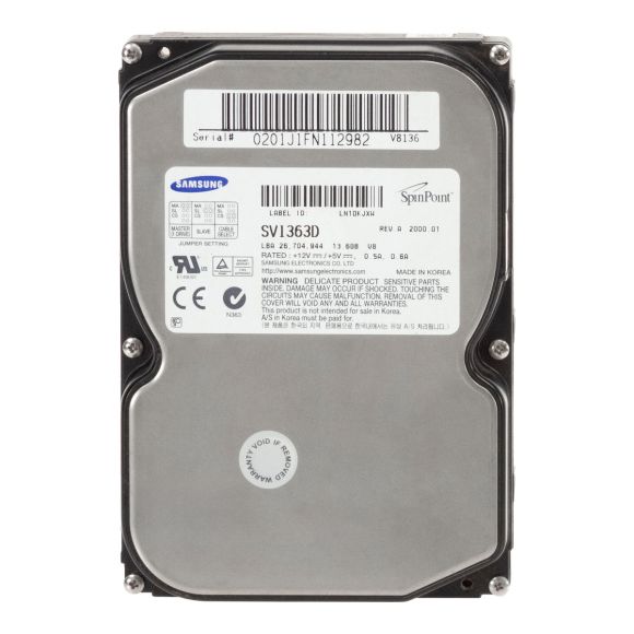 SAMSUNG SpinPoint V9100 13.6GB 5.4K ATA 3.5'' SV1363D