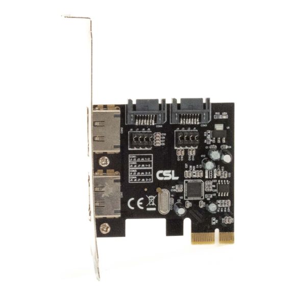 CSL 22809/20150605SZ002 eSATA SATA III CONTROLLER PCIe 2.0 CARD