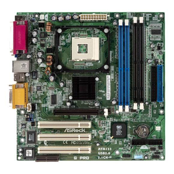 ASROCK G PRO SOCKET 478 DDR / SDRAM AGP PCI AMR ATX