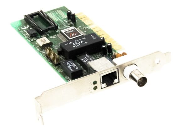 YES NETWARE 10 Mbps BNC RJ45 NETWORK ADAPTER PCI