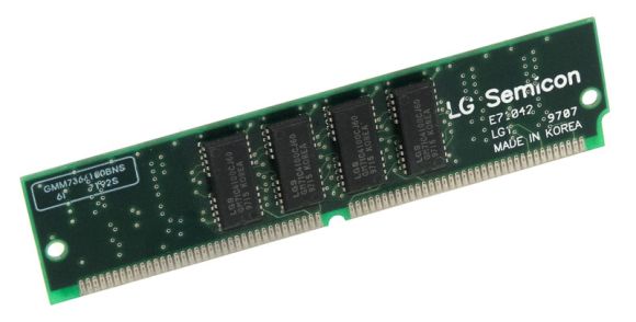 LG SEMICON E71042 16 MB MEMORY RAM 72-PIN SIMM