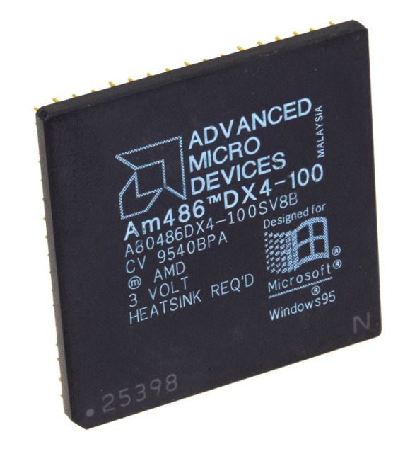 CPU AMD A80486DX4-100SV8B 100 MHz s.PGA168 L1 CACHE 8 KB