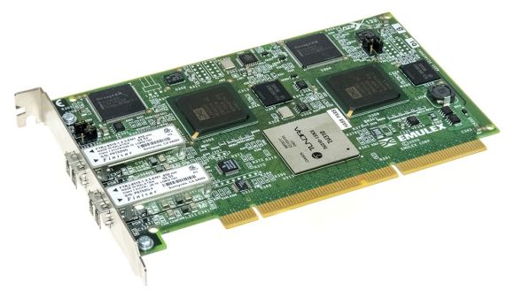 NETWORK CARD EMULEX LP9802DC-E PCI-X 2x OPTICAL FIBRE CHANNEL