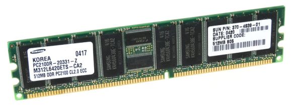 SAMSUNG M312L6420ETS-CA2 512MB 266MHz DDR 184-PIN ECC 
