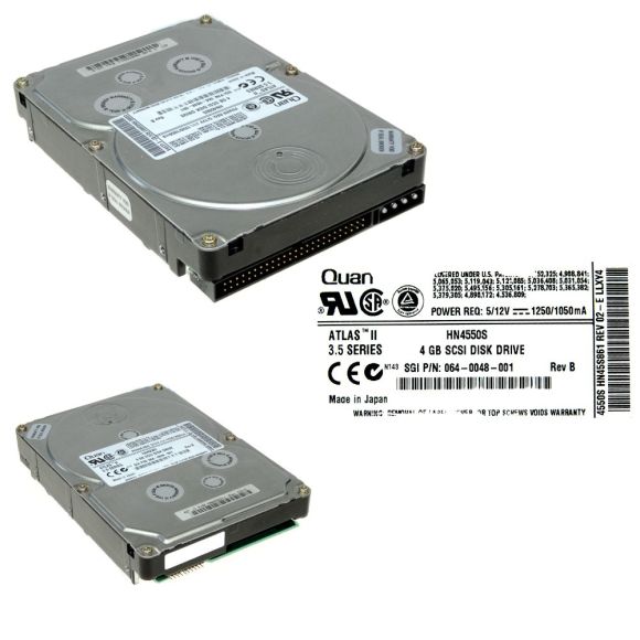 HDD QUANTUM ATLAS II HN4550S 4 GB 7.2k SCSI 064-0048-001 3.5" 
