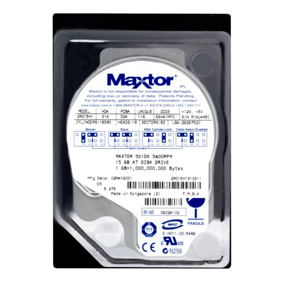 MAXTOR Fireball 531DX 15GB 5.4K 2MB ATA 3.5'' 2R015H1