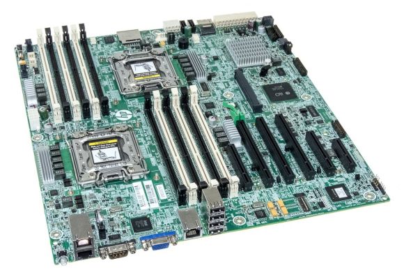HP 641805-002 MOTHERBOARD 2x LGA1356 DDR3 SAS PCIe ML350E G8