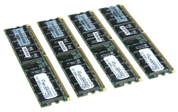 HP 4x A6970AX 2GB PC-2100 DDR SDRAM 266 MHz