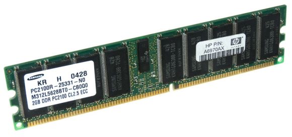SAMSUNG M312L5628BT0-CB0Q0 2GB PC-2100 DDR