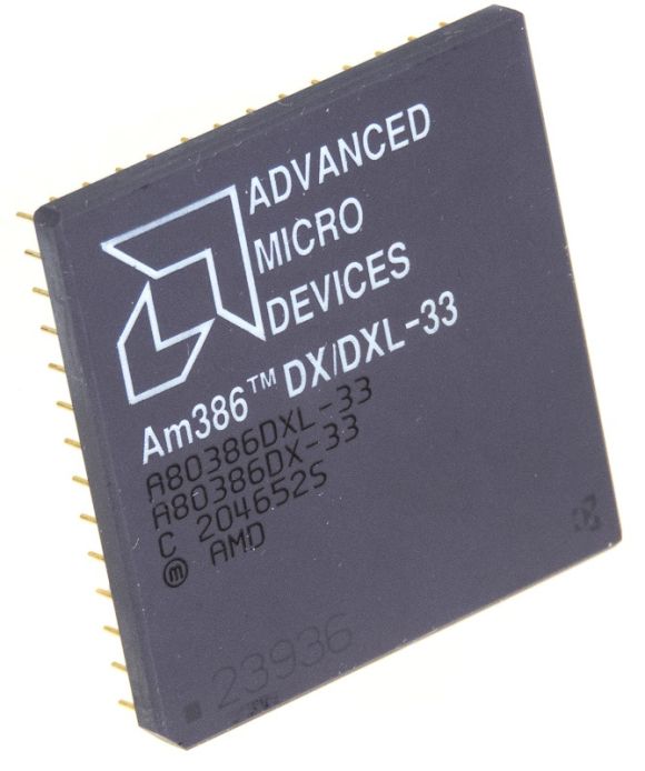 CPU AMD 80386 A80386DX/DXL-33 33 MHz s. PGA132