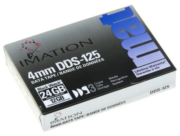 TAPE IMATION 4MM DDS-125 12/24 GB DDS3 DATA CARTRIDGE
