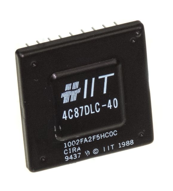 CPU IIT 4C87DLC-40 68-PIN PGA 40MHz