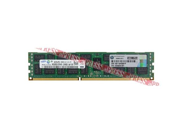 RAM 4GB PC3-10600R 500203-061 2Rx4 PC3-10600R-09-10-E1-P1