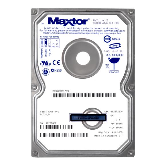 MAXTOR 320GB 5.4K IDE ATA 3.5''