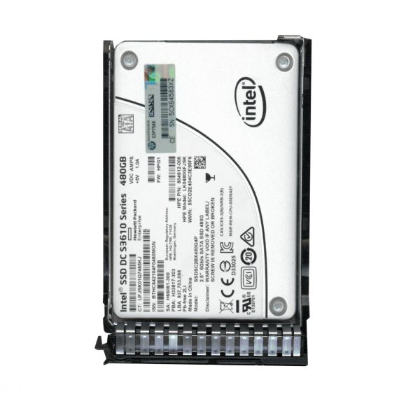 HP 804612-006 832454-001 480GB SATA III SSD 2.5'' LK0480GFJSK