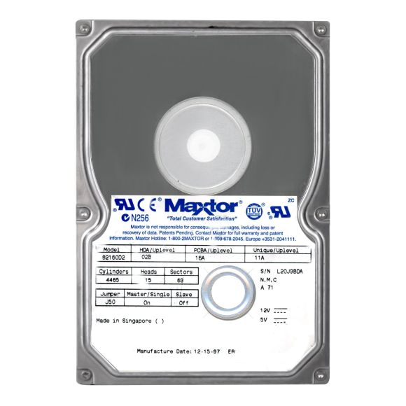 MAXTOR DiamondMax 2160 2.1GB 5.2K ATA 3.5'' 82160D2
