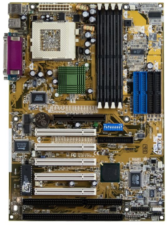 ASUS CUBX-E PGA370 ISA PCI AGP SDRAM + I/O SHIELD
