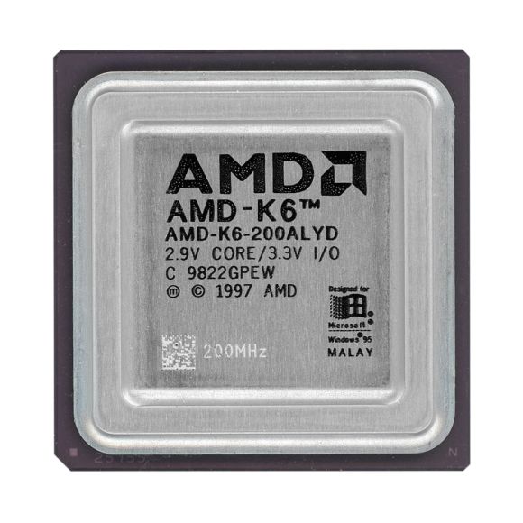 AMD AMD-K6-200ALYD 200MHz SOCKET 7 66MHz