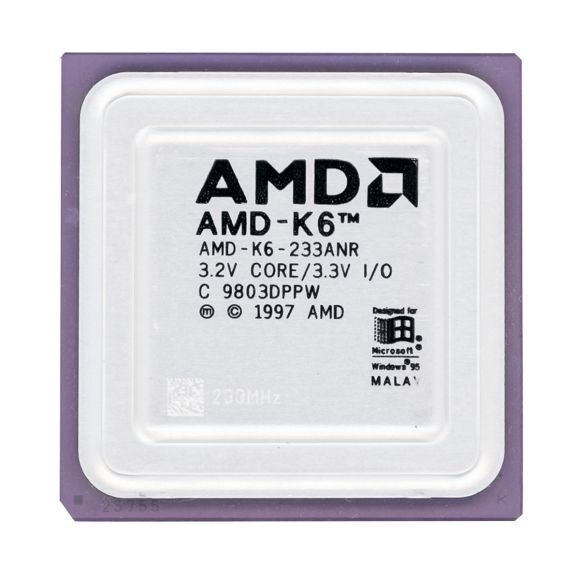AMD AMD-K6-233ANR 233MHz SOCKET 7 66 MHz