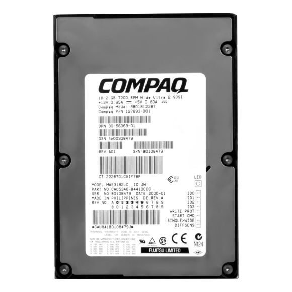 COMPAQ BB018122B7 18 GB 7.2K SCSI 80-PIN