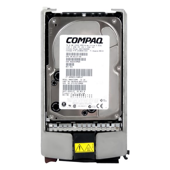 COMPAQ BD0726459C 73GB 10K SCSI U160 3.5'' 233806-004 MAN3735NC