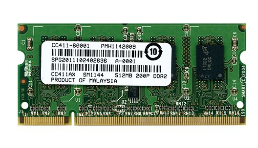 HP CC519-67912 PRINTER MEMORY 512MB DDR2 CC411-60001