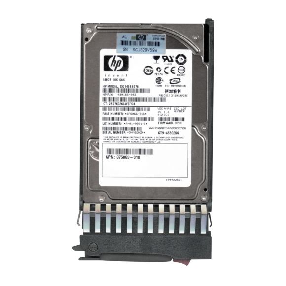 HP 430165-003 146GB 10K 16MB SAS 2.5'' DG146BB976