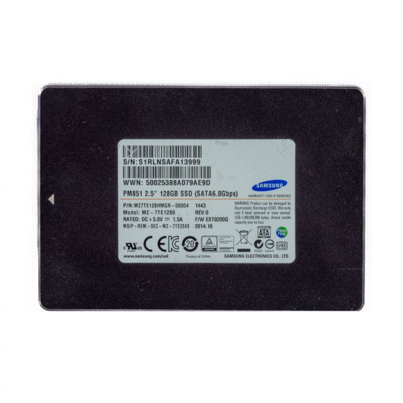 SAMSUNG PM851 128GB MLC SSD SATA III 2.5'' MZ-7TE1280