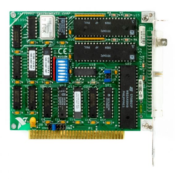 NATIONAL INSTRUMENTS PC-TIO-10 181197-01 REV.A.2 TIMING AND DIGITAL IO ISA CARD