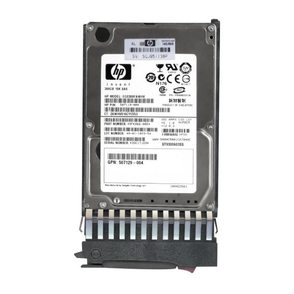 HP 507119-004 300GB SAS-2 10K 16MB 2.5'' EG0300FAWHV