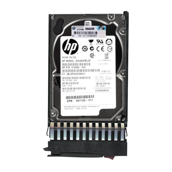 HP EG0450FBLSF 450GB 10k DP 6G SAS 2.5" 581310-001
