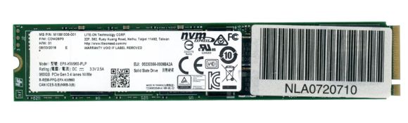 LITE-ON EPX-KW960-PLP 960GB M.2 PCIe NVMe