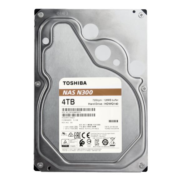 TOSHIBA NAS N300 4TB 7.2K 128MB SATA III 3.5'' HDEXR01ZNA51