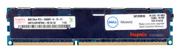 DELL SNPX3R5MC/8G HMT31GR7BFR4C-H9 8GB DDR3-1333MHz REG ECC CL9