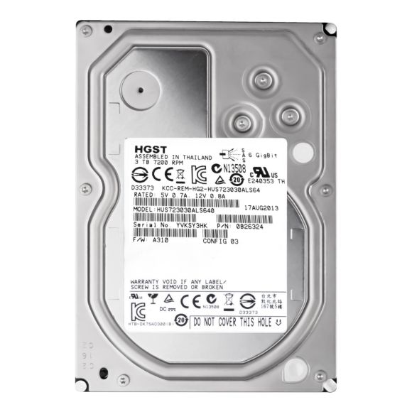 HGST UltaStar 7K3000 3TB SAS-2 7.2K 64MB 3.5'' HUS723030ALS640