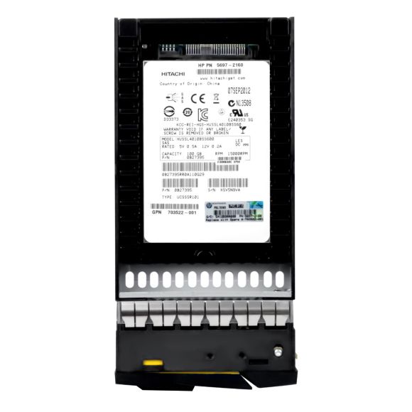 HP 703522-001 100GB SAS 6Gbps SLC 2.5'' HUSSL4010BSS600