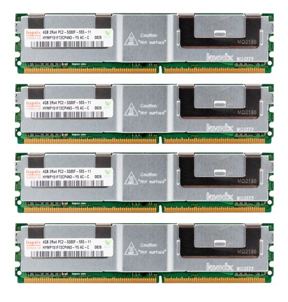 HYNIX HYMP151F72CP4N3-Y5 16GB (4 x 4GB) DDR2 667MHz FULLY BUFFERED ECC