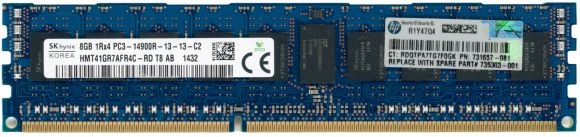 HP 731657-081 8GB DDR3 1866MHz REG ECC HMT41GR7AFR4C-RD