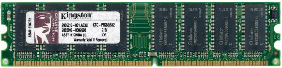 KINGSTON KTC-PR266/512 512MB DDR 266MHz non-ECC