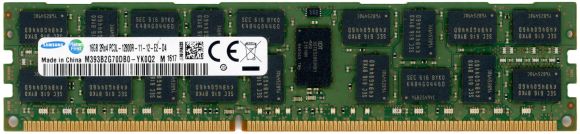 SAMSUNG M393B2G70DB0-YK0Q2 16GB DDR3 1600MHz REG ECC