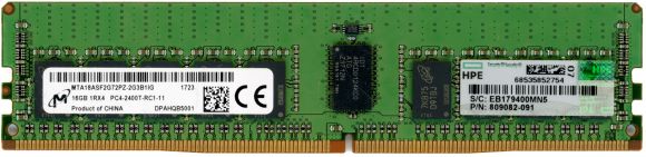 HP 809082-091 16GB DDR4 2400MHz ECC MTA18ASF2G72PZ-2G3B1IG
