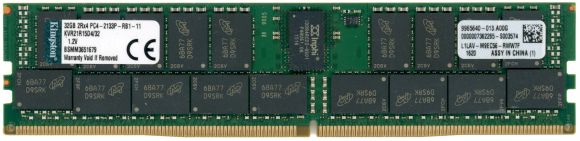 KINGSTON KVR21R15D4/32 32GB DDR4 2133MHz REG ECC
